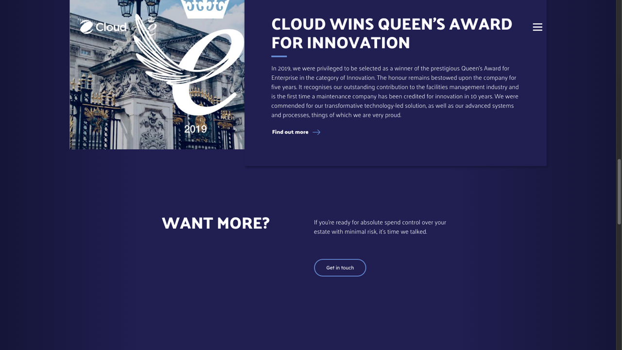 Cloudfm — Queen's Award for Innovation, 2019
