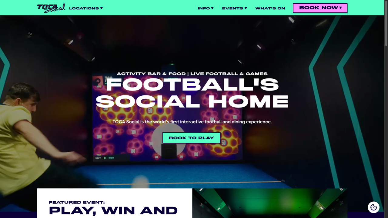 TOCA Social — the world's first interactive football experience